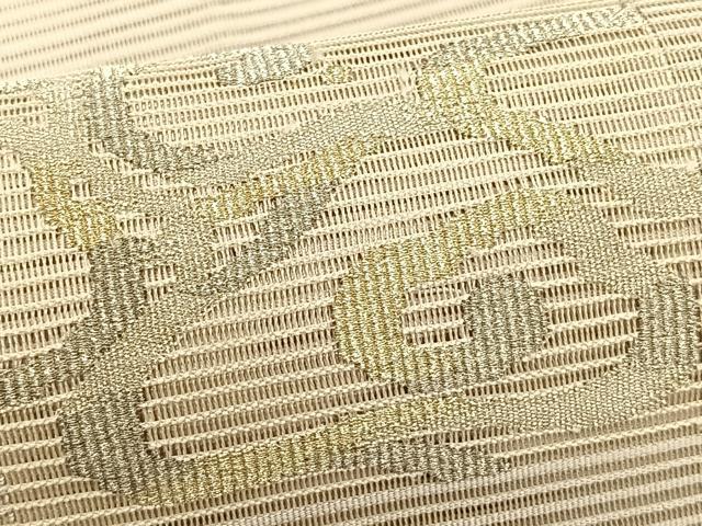 平和屋着物*夏物 八寸名古屋帯 絽綴れ 兎 金銀糸 正絹 逸品 CABK1254fb