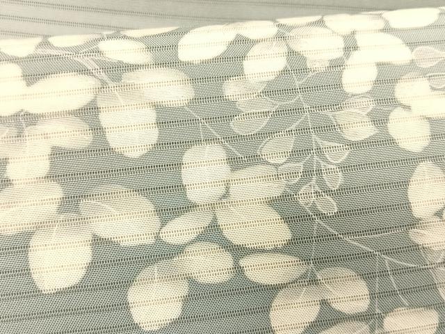 平和屋着物*夏物 絽塩瀬 九寸名古屋帯 枝葉文 正絹 逸品 CABK1257fb