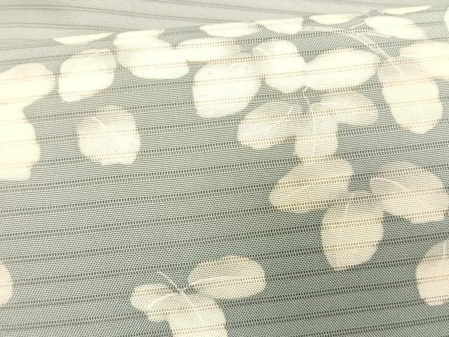 平和屋着物*夏物 絽塩瀬 九寸名古屋帯 枝葉文 正絹 逸品 CABK1257fb