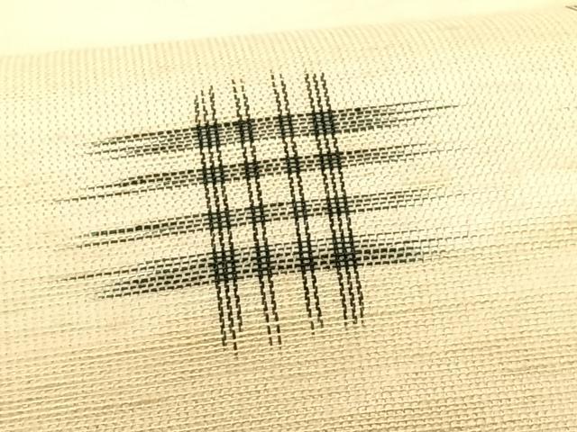 平和屋着物*夏物 全通 九寸名古屋帯 十字絣 正絹 逸品 CABK1258fb