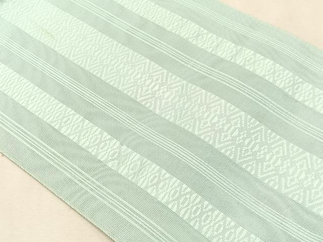 平和屋着物*夏物 八寸名古屋帯 博多織 紗献上 白藍色 CABK1293fb