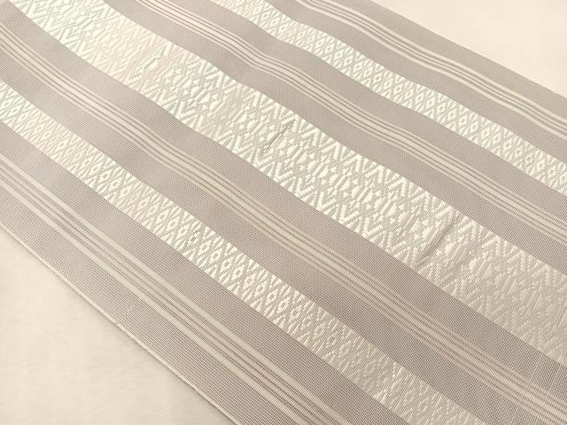 平和屋着物*夏物 本場筑前博多織 八寸名古屋帯 紗献上 正絹 逸品 CABK1304fb