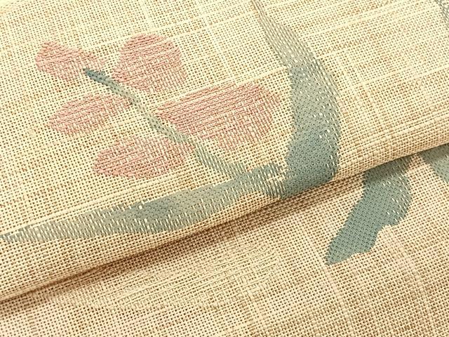 平和屋着物*夏物 八寸名古屋帯 枝花丸文 CABK1347fb