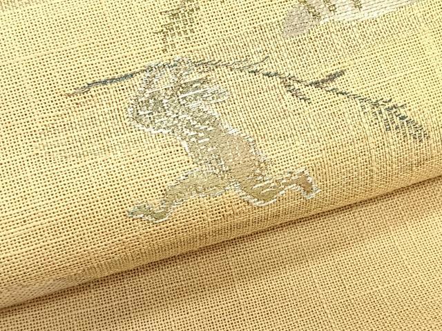 平和屋着物*夏物 八寸名古屋帯 鳥獣戯画 金銀糸 CABK1362fb