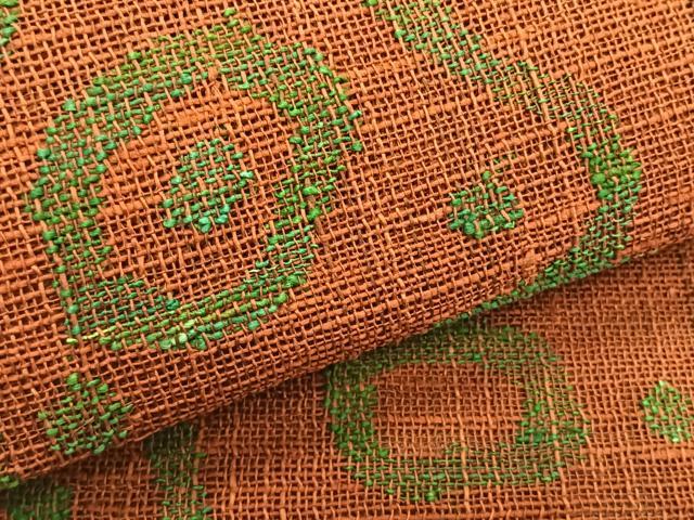 平和屋着物*夏物 八寸名古屋帯 抽象文様 正絹 逸品 CABK1368fb