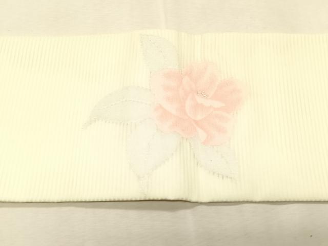 平和屋着物*夏物 九寸名古屋帯 枝花文 銀糸 正絹 逸品 CABK1372fb
