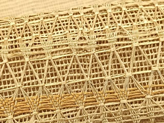 平和屋着物*夏物 八寸名古屋帯 抽象文様 正絹 逸品 CABK1373fb