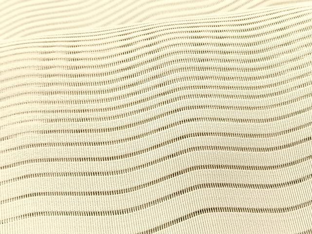 平和屋着物*夏物 八寸名古屋帯 絽綴れ よろけ縞 正絹 逸品 CABK1390fb