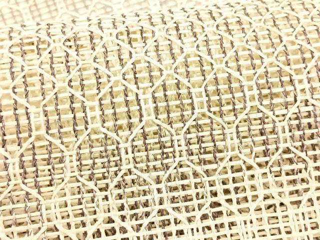 平和屋着物*夏物 八寸名古屋帯 羅 横段文 正絹 逸品 CABK1391fb
