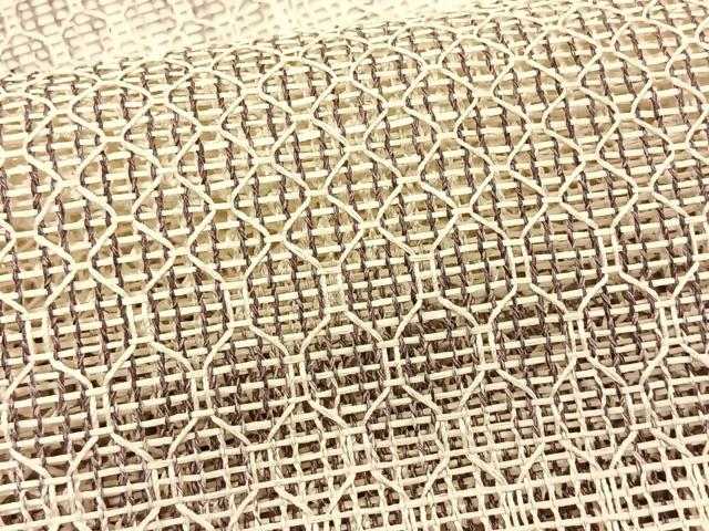 平和屋着物*夏物 八寸名古屋帯 羅 横段文 正絹 逸品 CABK1391fb