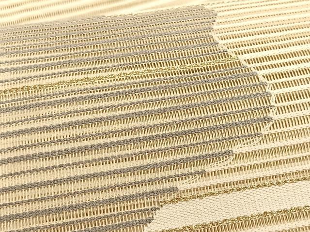 平和屋着物*夏物 八寸名古屋帯 絽綴れ 抽象文様 正絹 逸品 CABK1393fb