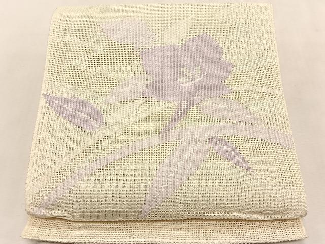 平和屋着物*夏物 八寸名古屋帯 桔梗 正絹 逸品 CABK1400fb
