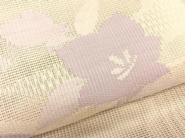 平和屋着物*夏物 八寸名古屋帯 桔梗 正絹 逸品 CABK1400fb