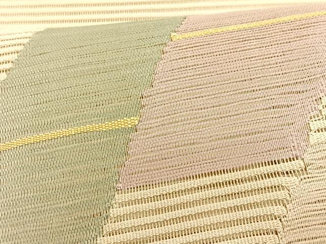 平和屋着物*夏物 八寸名古屋帯 絽綴れ 抽象文様 正絹 逸品 CABK1415fb
