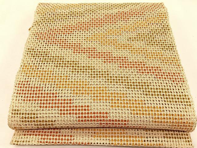 平和屋着物*夏物 八寸名古屋帯 羅 抽象文様 正絹 逸品 CABK1428fb