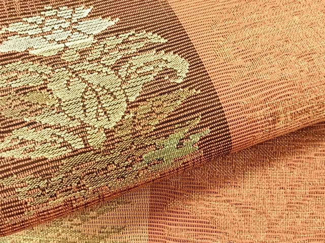 平和屋着物*夏物 八寸名古屋帯 名物裂 金銀糸 正絹 逸品 CABK1436fb