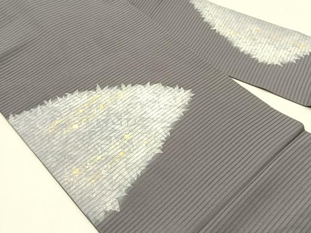 平和屋着物*夏物 九寸名古屋帯 作家物 楓 金銀彩 正絹 逸品 CABK1459fb