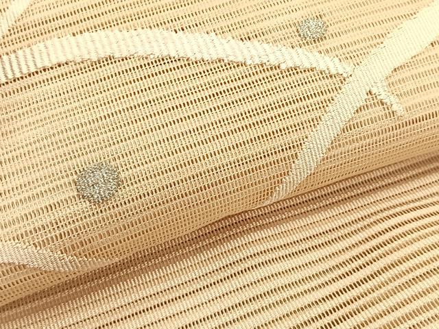 平和屋着物*夏物 八寸名古屋帯 絽綴れ 露芝文 正絹 逸品 CABK1466fb
