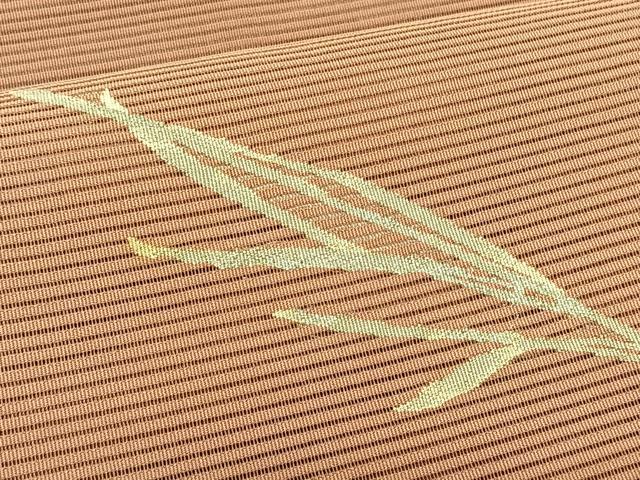 平和屋着物*夏物 八寸名古屋帯 絽綴れ 枝葉文 正絹 逸品 CABK1481fb