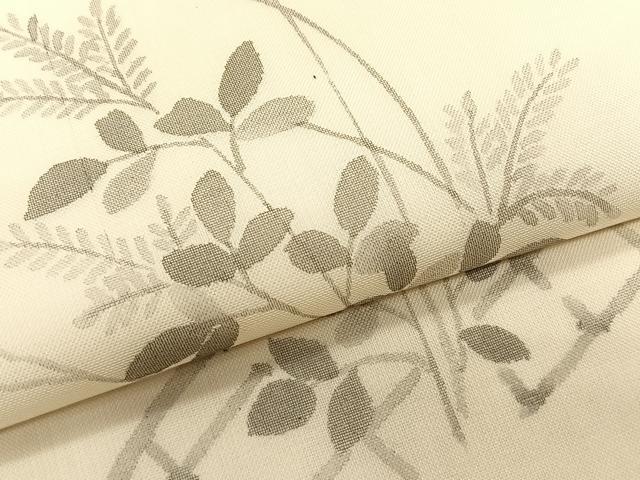 平和屋着物*夏物 九寸名古屋帯 籬枝葉文 正絹 逸品 CABK1492fb