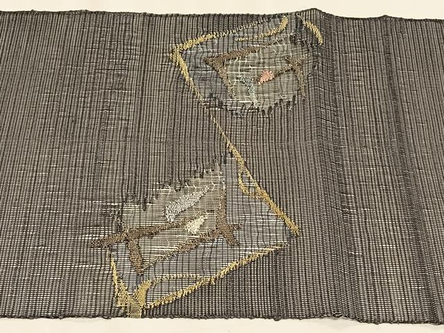 平和屋着物*夏物 八寸名古屋帯 抽象文様 正絹 逸品 CABK1511fb