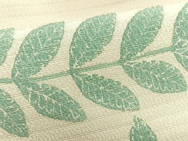 平和屋着物*夏物 九寸名古屋帯 作家物 枝花文 正絹 逸品 CABK1526fb