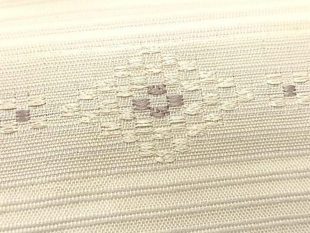 平和屋着物*夏物 つけ帯 花織 横段抽象文様 正絹 逸品 CABK1538fb