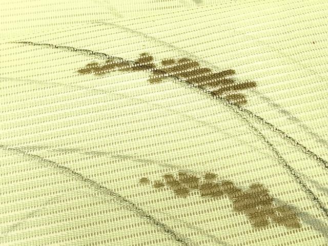 平和屋着物*夏物 九寸名古屋帯 作家物 手描き 刺繍 稲穂 正絹 逸品 CABK1559fb