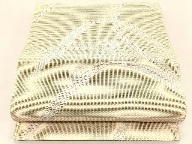平和屋着物*夏物 八寸名古屋帯 露芝文 正絹 逸品 CABK1585fb