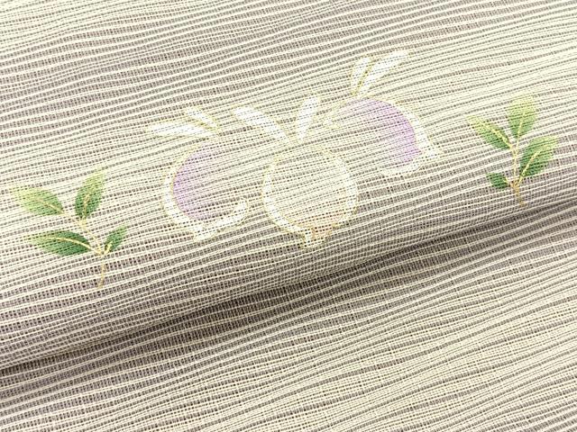 平和屋着物*夏物 九寸名古屋帯 兎 金彩 正絹 逸品 CABK1590fb