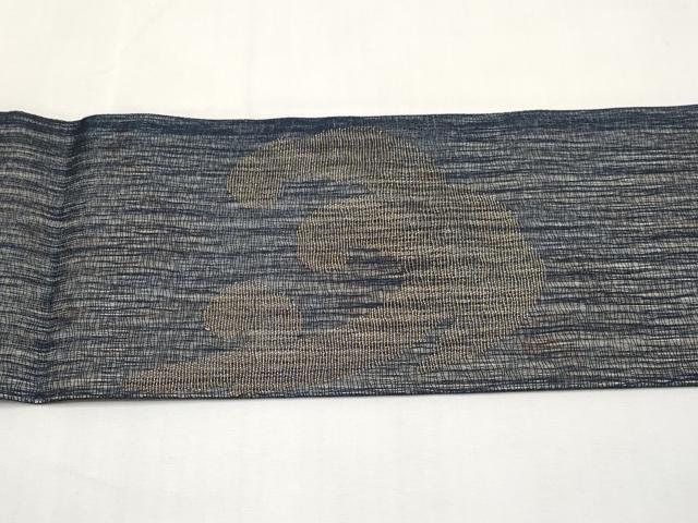 平和屋着物*夏物 九寸名古屋帯 立波文 金銀糸 正絹 逸品 CABK1642tx
