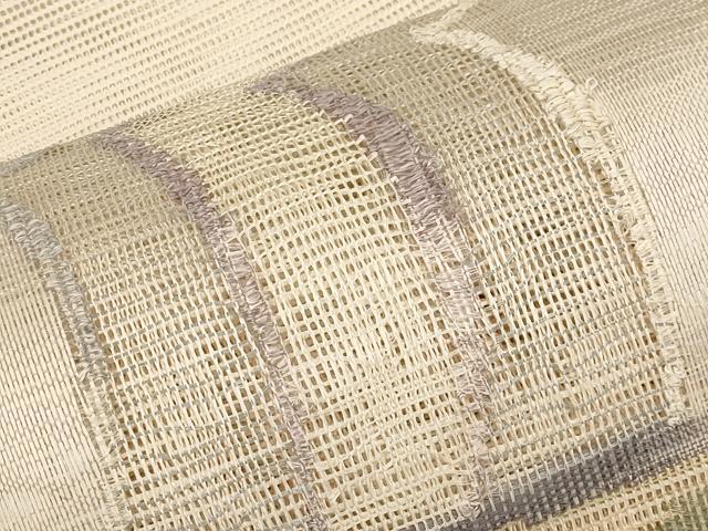 平和屋着物*夏物 八寸名古屋帯 横段唐草文 正絹 逸品 CABK1648tx