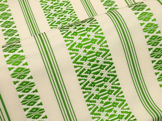 平和屋着物*夏物 本場筑前博多織 八寸名古屋帯 紗献上 正絹 逸品 CABK1651tx