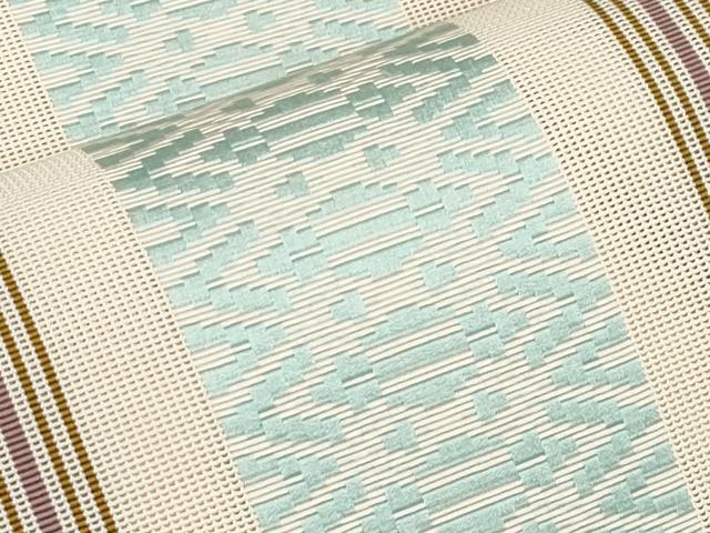 平和屋着物*夏物 本場筑前博多織 八寸名古屋帯 紗献上 正絹 逸品 CABK1695tx