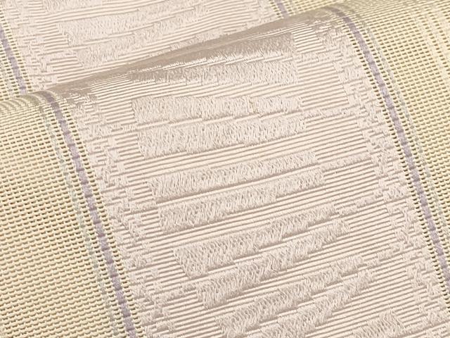 平和屋着物*夏物 本場筑前博多織 八寸名古屋帯 扇面間道 正絹 逸品 CABK1699tx