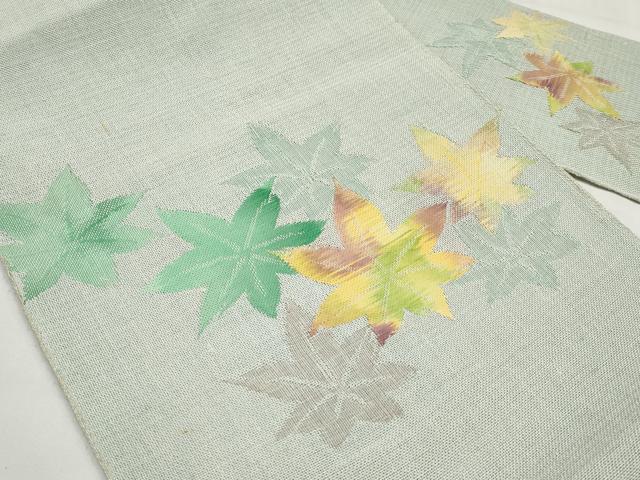 平和屋着物*夏物 八寸名古屋帯 楓文 CABK1726tx