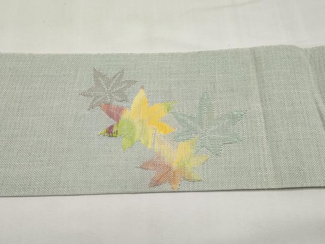 平和屋着物*夏物 八寸名古屋帯 楓文 CABK1726tx