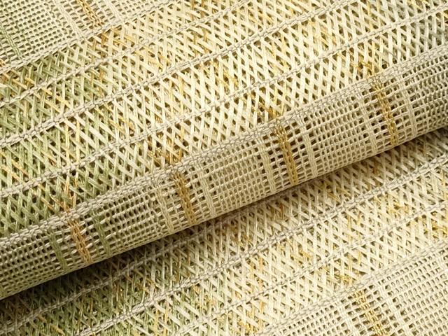 平和屋着物*夏物 八寸名古屋帯 組織 横段菱文 金糸 正絹 逸品 未使用 CABK1751tx