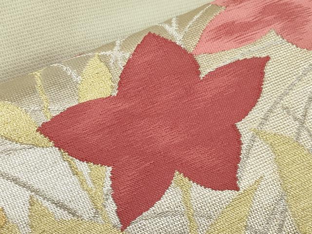平和屋着物*夏物 九寸名古屋帯 桔梗 金銀糸 正絹 逸品 CABK1755tx