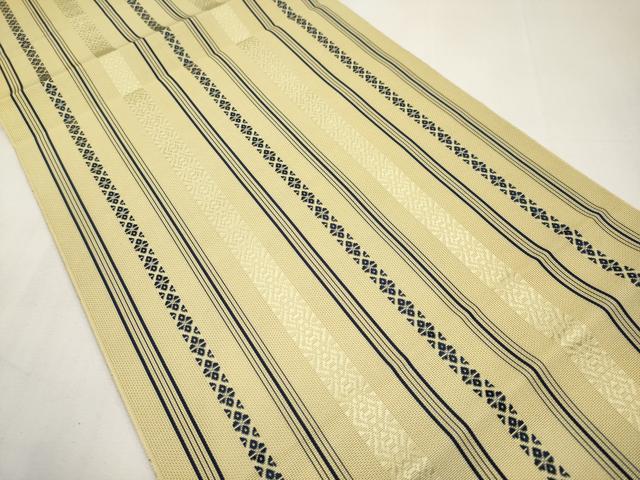 平和屋着物*夏物 本場筑前博多織 八寸名古屋帯 紗献上 正絹 逸品 CABK1760tx