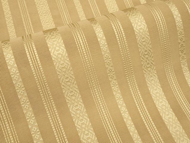 平和屋着物*夏物 本場筑前博多織 八寸名古屋帯 紗献上 飴色 正絹 逸品 CABK1764tx