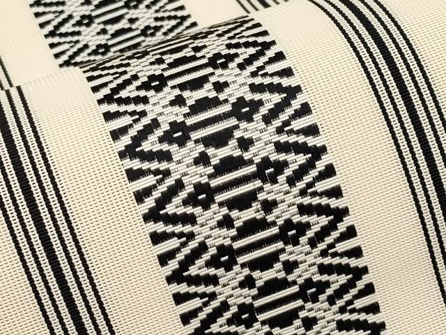 平和屋着物*夏物 本場筑前博多織 八寸名古屋帯 紗献上 正絹 逸品 CABK1767tx