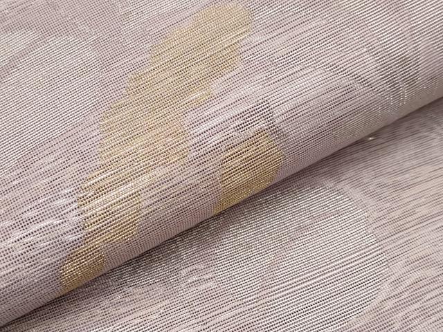 平和屋着物*夏物 西陣 六通柄袋帯 枝葉文 金銀糸 証紙付き 正絹 逸品 CABK1791tx