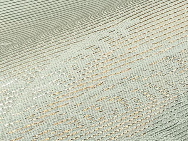 平和屋着物*夏物 九寸名古屋帯 すすき 金銀糸 正絹 逸品 未使用 CABK1832tx