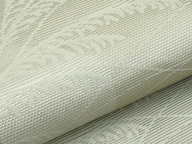 平和屋着物*夏物 九寸名古屋帯 すすき 金銀糸 正絹 逸品 未使用 CABK1832tx