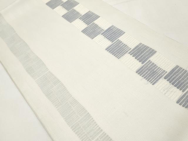 平和屋着物*夏物 六通柄袋帯 間道 正絹 逸品 CABK1853tx