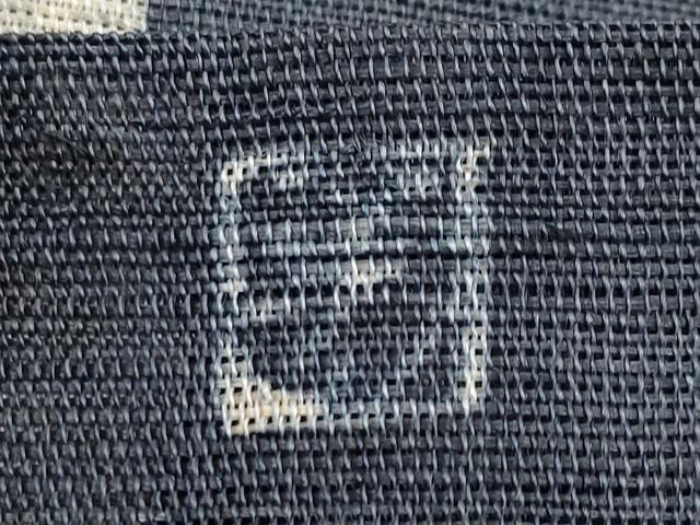 平和屋着物*夏物 六通柄袋帯 作家物 ろうけつ染 枝葉文 麻 逸品 未使用 CABK1872tx