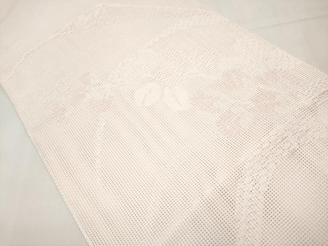 平和屋着物*夏物 八寸名古屋帯 枝葉文 CABK1878tx