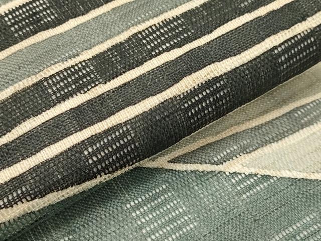 平和屋着物*夏物 九寸名古屋帯 花倉織 抽象文 麻 逸品 CABK1918tx
