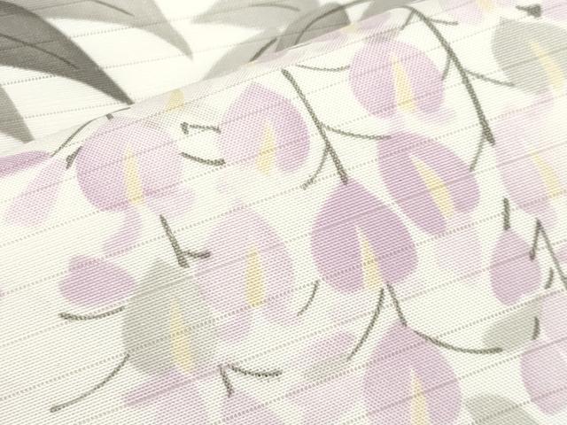 平和屋着物*夏物 九寸名古屋帯 手描き 藤花房 CABK1922tx